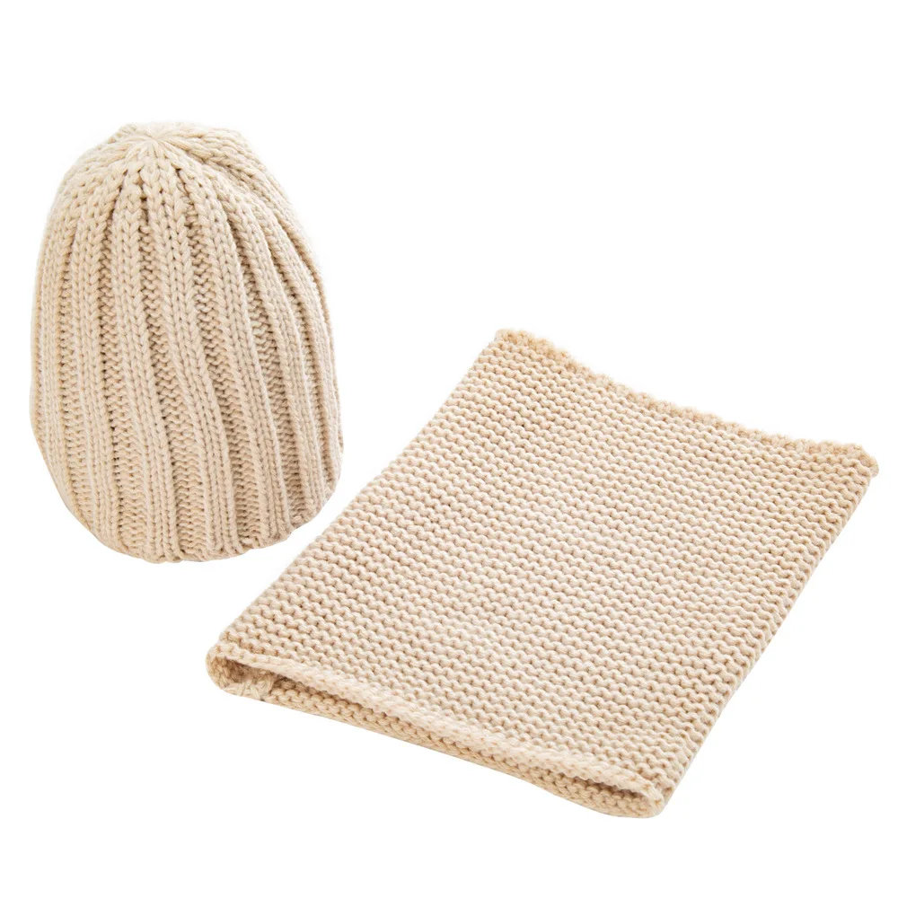 DMROLES/Зимний детский головной убор и шарф, комплект для маленьких мальчиков и девочек, универсальная Кепка+ шарф, зимняя утепленная детская теплая шапка