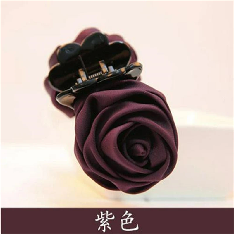 Purple Модные Розовые Когти для волос заколка для волос для женщин Свадебная вечеринка аксессуары для волос инструмент для укладки шпилька головной убор зажим для волос Красота волос - Цвет: Purple