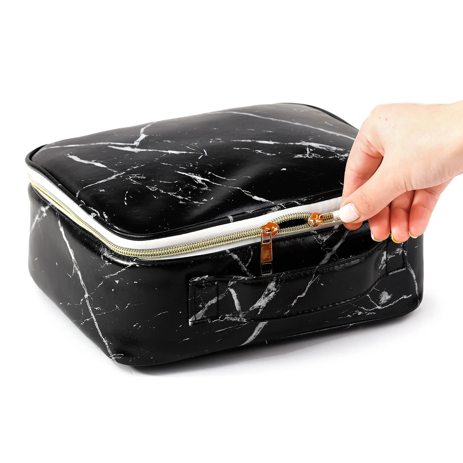 Multi-funtional Cosmetic Bag Women Men Makeup Bag Organizer Portable Wash Brush Holder For Business Travel Waterproof