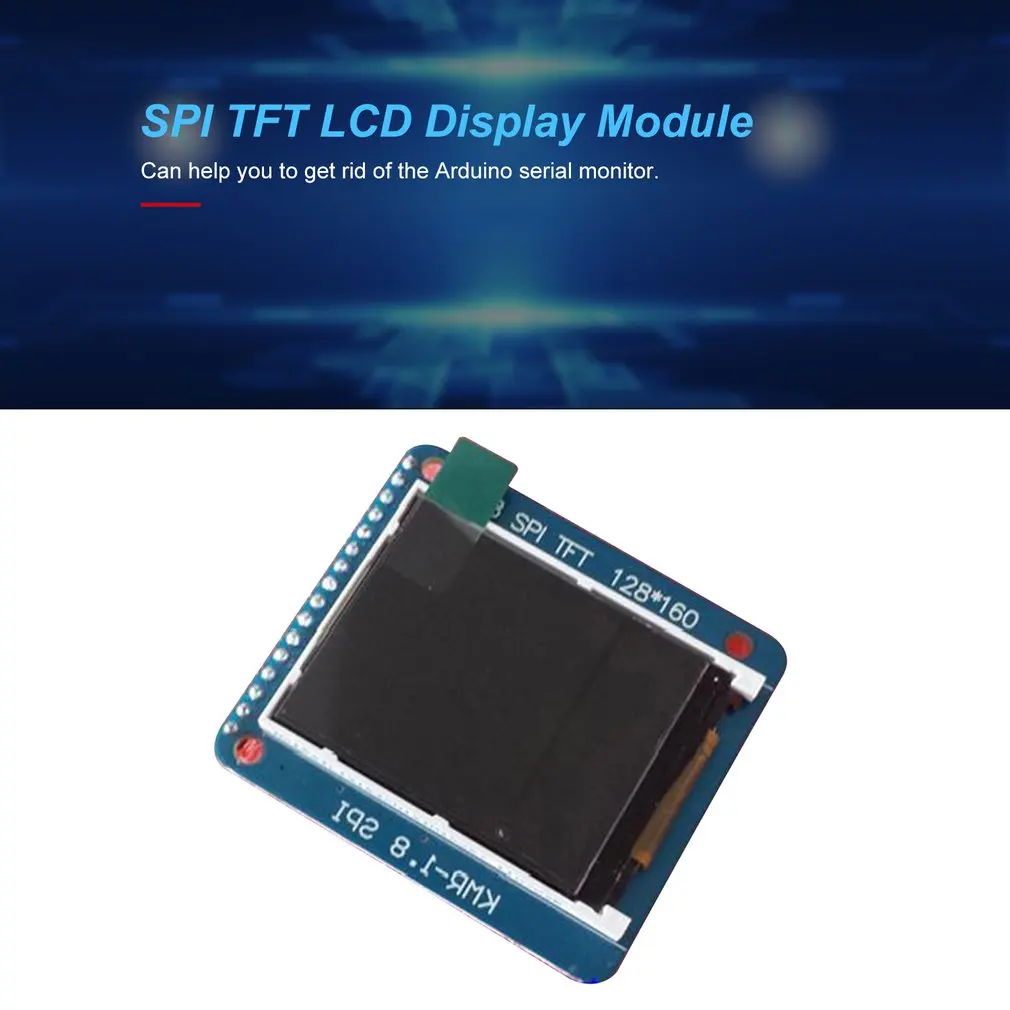 1," дюймовый SPI 128x160 TFT ЖК-дисплей модуль с адаптером PCB мощность IC SD Разъем ST7735R Драйвер IC для Arduino 51