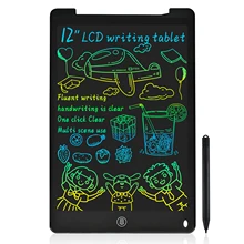 8.5/12 Polegada apagável, tabuleta reusável da escrita do lcd, notepad, placa do doodle com presente personalizado da tela colorida para crianças