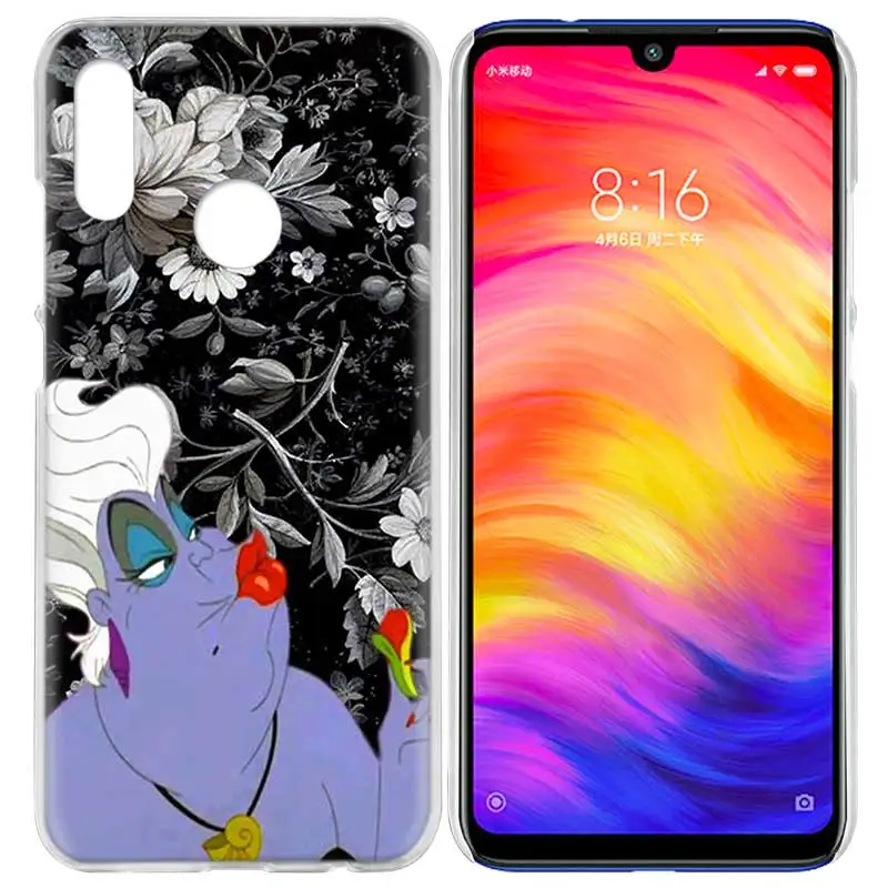 Чехол для Xiaomi Redmi Note 7 7A фотоаппаратов моментальной печати 7S 6 6A 5 Y3 K20 mi 8 до 9 лет CC9 CC9E A1 A2 A3 играть F1 Lite Pro Plus Урсула, Русалочка