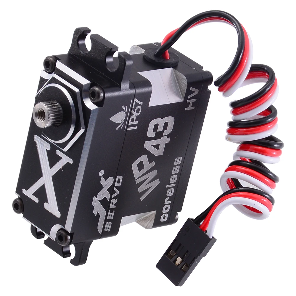 JX Servo WP43 43 кг полностью металлический IP67 Водонепроницаемый Бессердечный высококачественный сервопривод для RC Хобби БПЛА робототехники и промышленного применения
