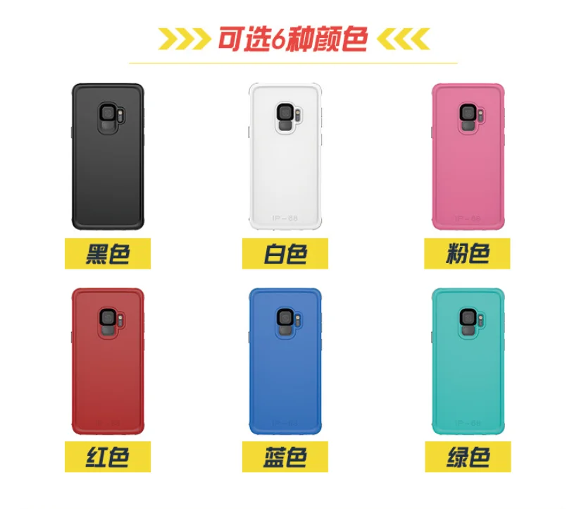 Водонепроницаемый защитный чехол для телефона samsung galaxy A50 A70 A40 A20 Note 8 9 10 S8 S9 S10 plus чехол для телефона r