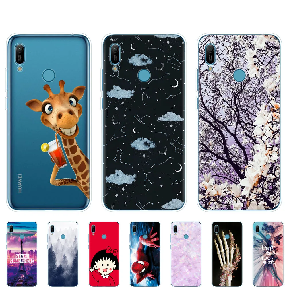 Для huawei Y6 pro чехол бампер Силиконовый ТПУ для телефона чехол на huawei Y6 MRD-LX1 MRD-LX1F Y 6 pro Y6Prime coque fundas