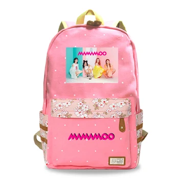 

Mamamoo Teenager Girls Canvas Laptop Bags New Fashion Backpack Women Backpack Female Shoulder Bag New School Bag Rucksack bags