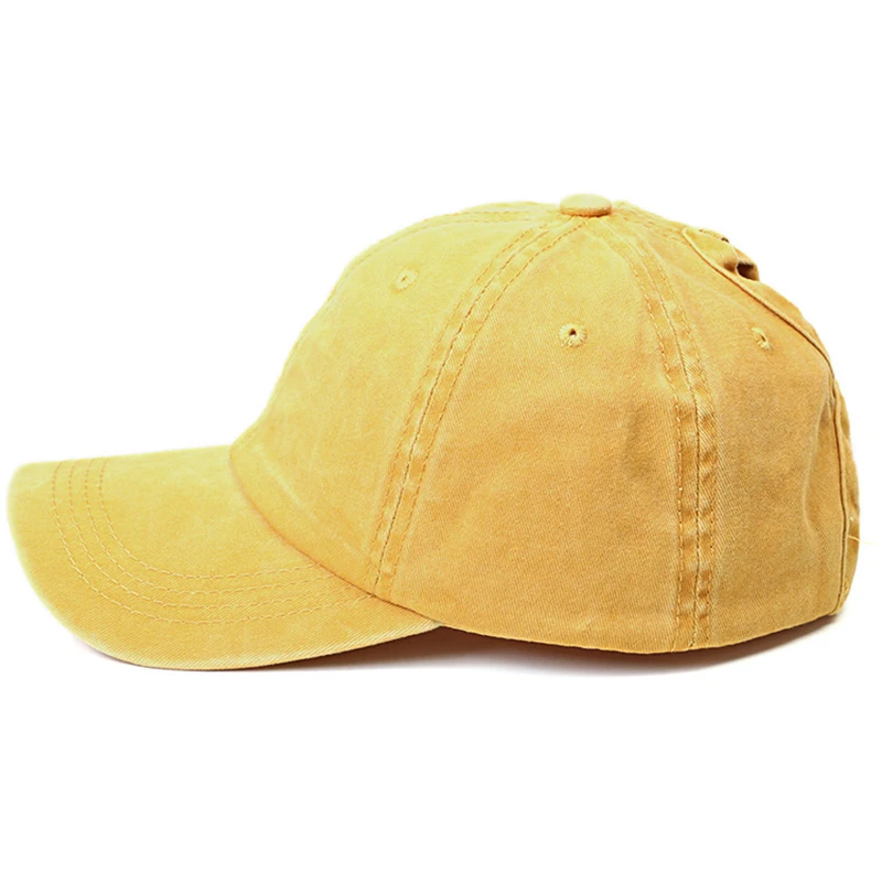 Women Hollow Out Ponytail Baseball Cap Washing Hats Denim Hunting Sunhat Cotton Outdoor Sports Simple Vintag Visor Casual Cap baseball cap sun hat