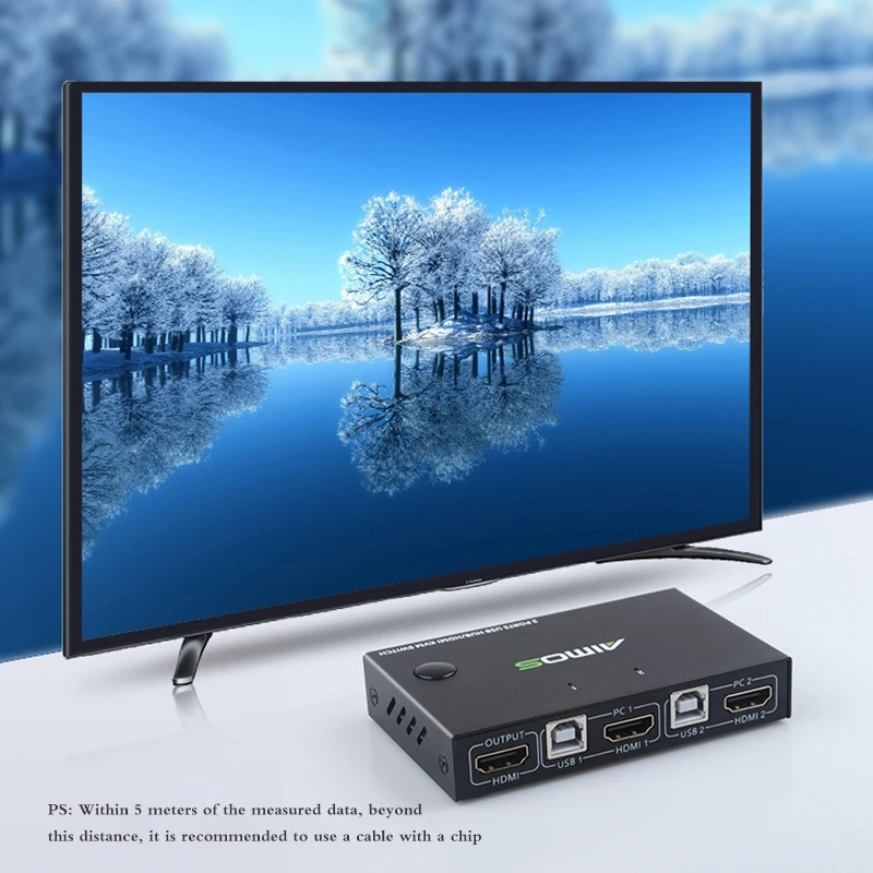 1, hdmi, kvm switch box 4k, usb,