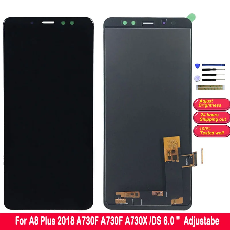 

6.0 TFT LCD Scren For Samsung Galaxy A8 Plus 2018 LCD A730F A730F A730X /DS Touch Screen Digitizer Assembly Replacement
