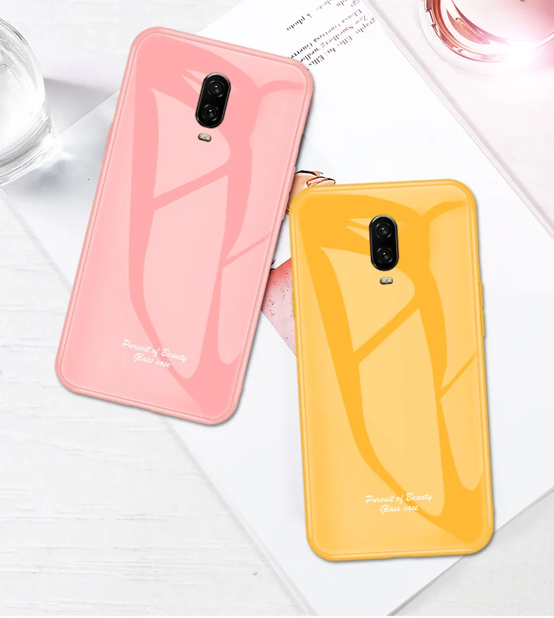Macaron стеклянный чехол для Oneplus One Plus 6 6T чехол Модный милый Противоударный задняя крышка для OnePlus6T 1+ 6T McLaren Edition чехол