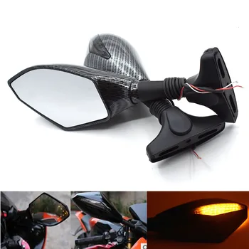 

Black Motorcycle Front Back LED Turn Signal Integrated Mirrors for Honda CBR900/929/954 CBR900RR 1993-2004 CBR600 F4/F4I 99-06