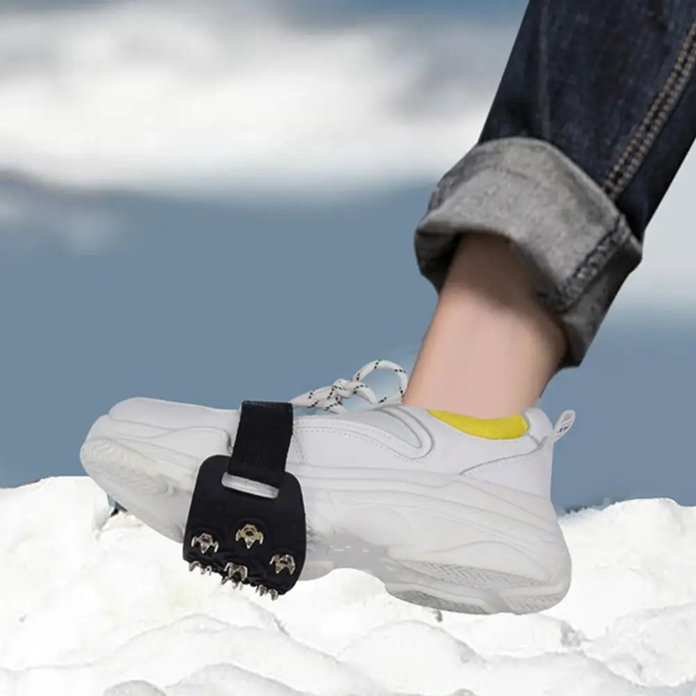 1 пара 7 шипов противоскользящие ледяные угги для снежной обуви альпинистские