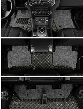 

Custom special car floor mats for Mercedes Benz GLS 450 X167 2020 6 7 seats durable two layers car rugs carpets for GLS450 2020
