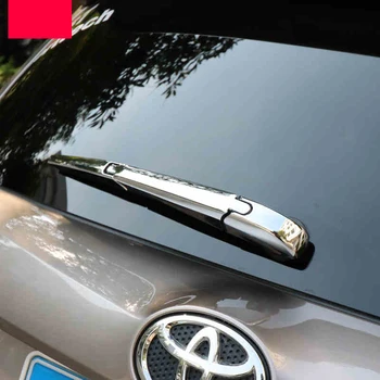

lsrtw2017 abs car rear window wiper trims for toyota rav4 2013 2014 2015 2016 2017 2018 xa40 accessories auto parts styling