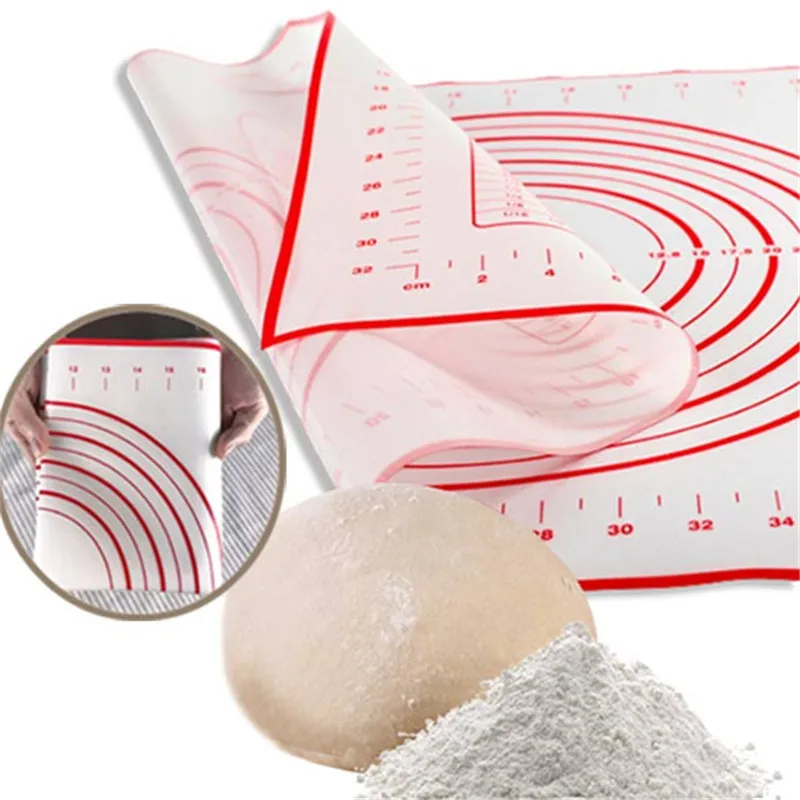60*40 см Силиконовые скалки& Кондитерские доски лист для выпечки раскатки теста Кондитерские торты коврик-подкладка для выпечки коврик духовка, макароны