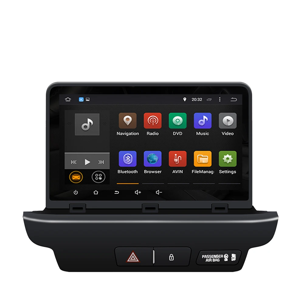 Восьмиядерный Автомобильный GPS-навигатор Android 10 0 мультимедийный DVD-плеер 1024*600 для