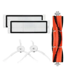 Robot Vacuum Part Pack Of Main Brush Filters Side 