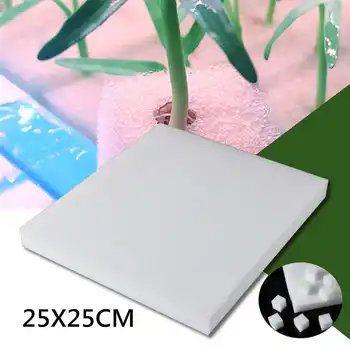 

New 25x25cm 100Pcs Mini Sponge Soilless Nursery Pots Planter Hydroponics Germination Plant Seedling Pot Container Gardening Tool