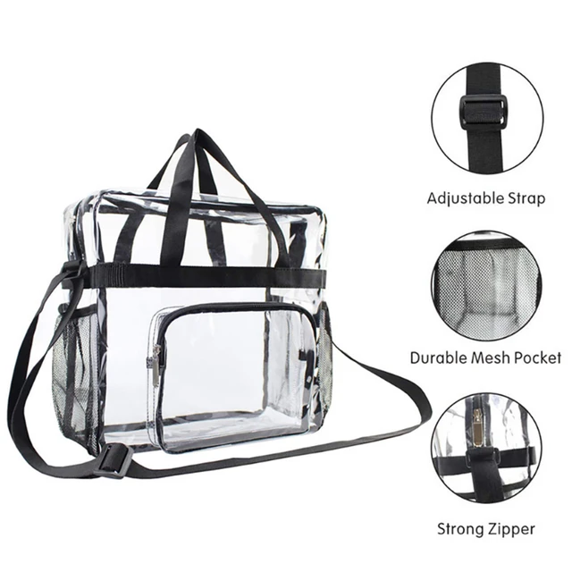 Magicbags Clear Tote Bag Stadium Approved,Adjustable Shoulder