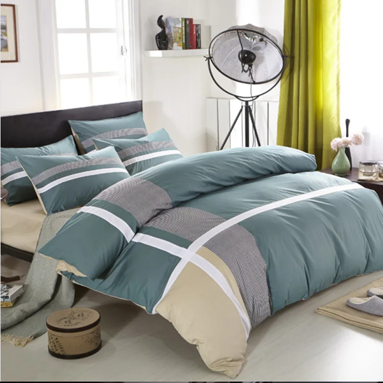 

Cotton four-piece set 13372 active printing cotton suite bedding sheet