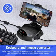 Мобильный телефон PUBG геймпад контроллер мыши конвертер клавиатуры для планшетов Iphone IOS Android Battledock Bluetooth адаптер