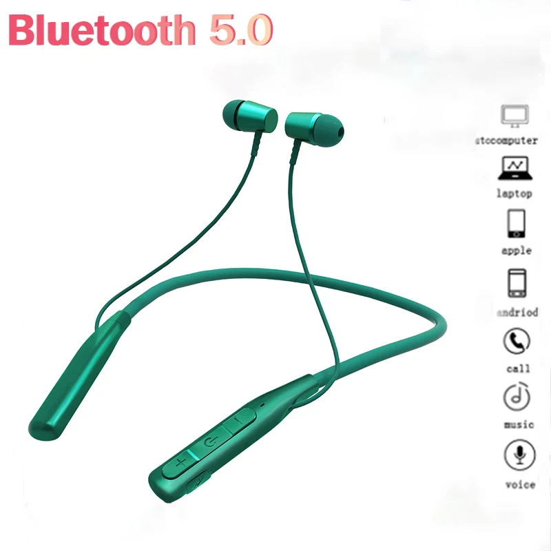 Магнитные беспроводные наушники Bluetooth 5 0 гарнитура с подвесным воротником