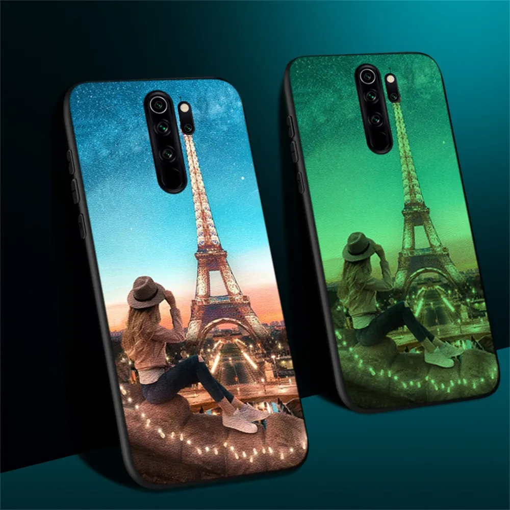 Флуоресцентный чехол для Xiaomi mi Max 2 3/mi x 2S 3 Световая Крышка для Xiaomi mi 9/Note/mi Play из искусственной кожи Funda бампер чехол - Цвет: 22