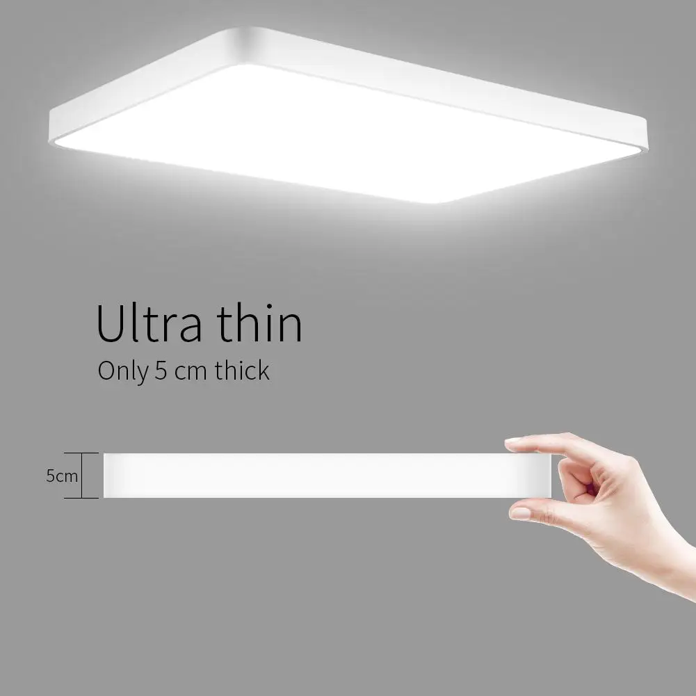 

New 72W Ultra Thin Square LED Ceiling Down Light Bathroom Kitchen Living Lamp Day/Warm White Dimmable Overseas Fast Delivery
