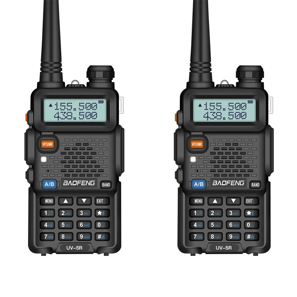 Baofeng UV-5R портативная рация профессиональная CB радиостанция трансивер 5 Вт VHF UHF портативный UV 5R охотничий радиодомофон - Цвет: two pieces