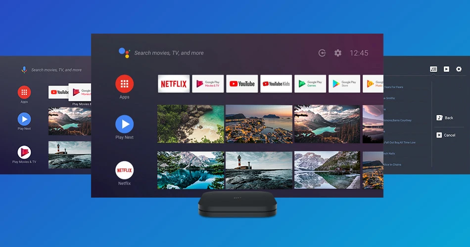 Xiaomi Mi ТВ приставка S Smart 4K Ultra HD 2G 8G Android 8,1 wifi Google Cast Netflix медиаплеер телеприставка 3 Голосовое управление
