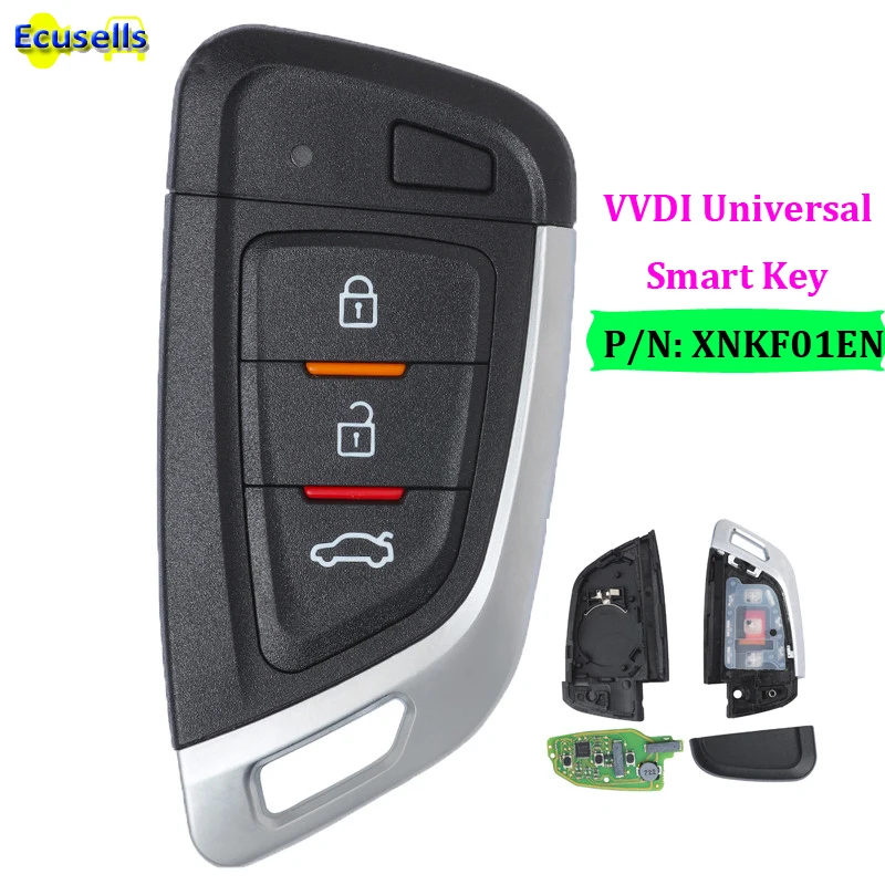 XHORSE VVDI2/VVDI универсальный дистанционный смарт-ключ с функцией приближения XSCS00EN английская версия - Количество кнопок: XNKF01EN