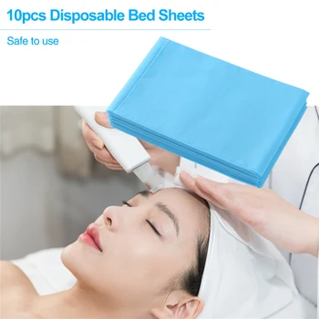 

10 Pieces Disposable Sheets SPA Bed Sheet Table Cover Non-Woven Mattress Protector for Massage Beauty SPA Tattoo