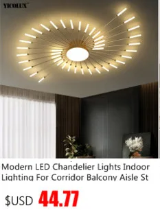 Rotatable Remote Dimming New Modern LED Chandelier Lights Living Study Room Bedroom Aisle Corridor Flats Lamps Indoor Lighting bubble chandelier
