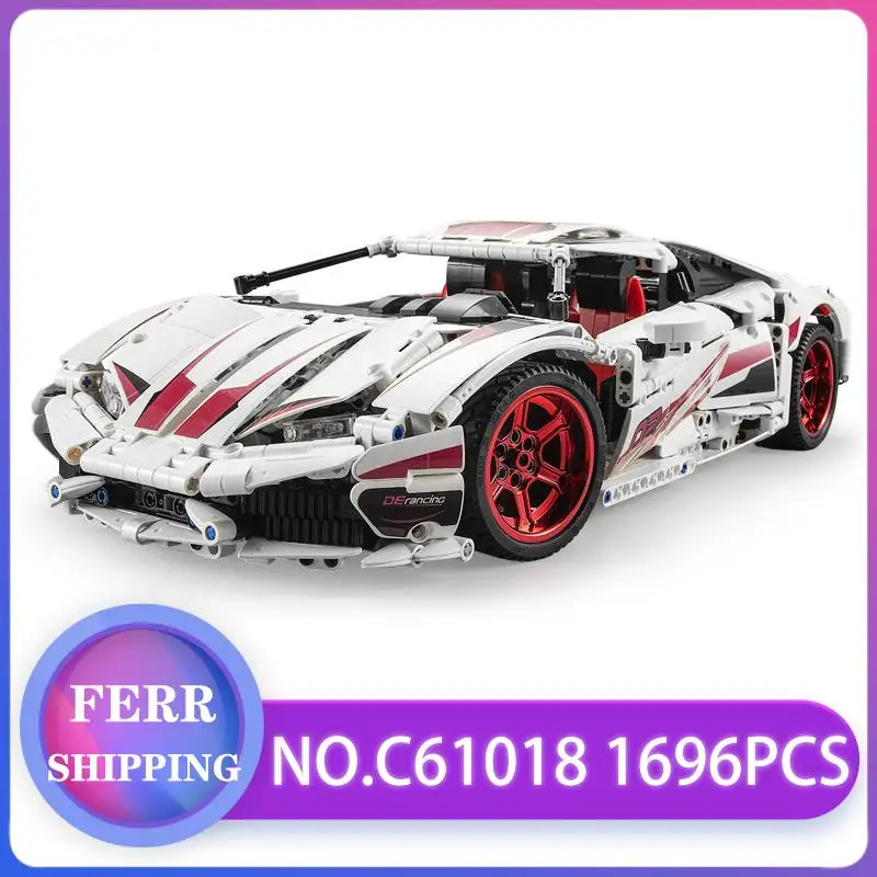 

NEW CADA LP610 RC Super Racing Car Bricks Compatible Technic Model Building Blocks Remote Control Car Racing Toys For Children