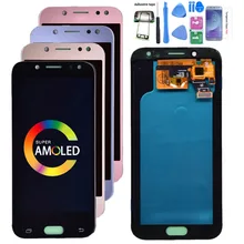 Супер Amoled ЖК-дисплей для samsung Galaxy J5 pro J530 J530Y J530F ЖК-дисплей с кодирующий преобразователь сенсорного экрана в сборе