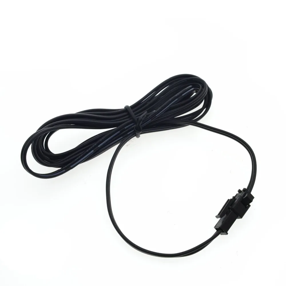 EL Wire Удлинительный кабель штекер к гнезду разъем для EL, неон свет удлинитель провода 1 м 2 м 3 м 4 м 5 м на выбор