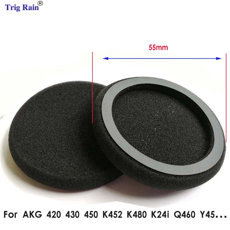 Thickened Foam Ear Pads For Headphones Sponge Replacement Cushions Covers Earphones Case 35mm 40mm 50mm 55mm 60mm 70mm 80mm