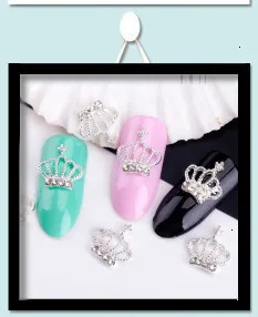 Blueness 1 коробка Смешанная форма металла 3D украшение для ногтей DIY квадратный круглый дизайн украшения ногтей металлические аксессуары для маникюра JH758