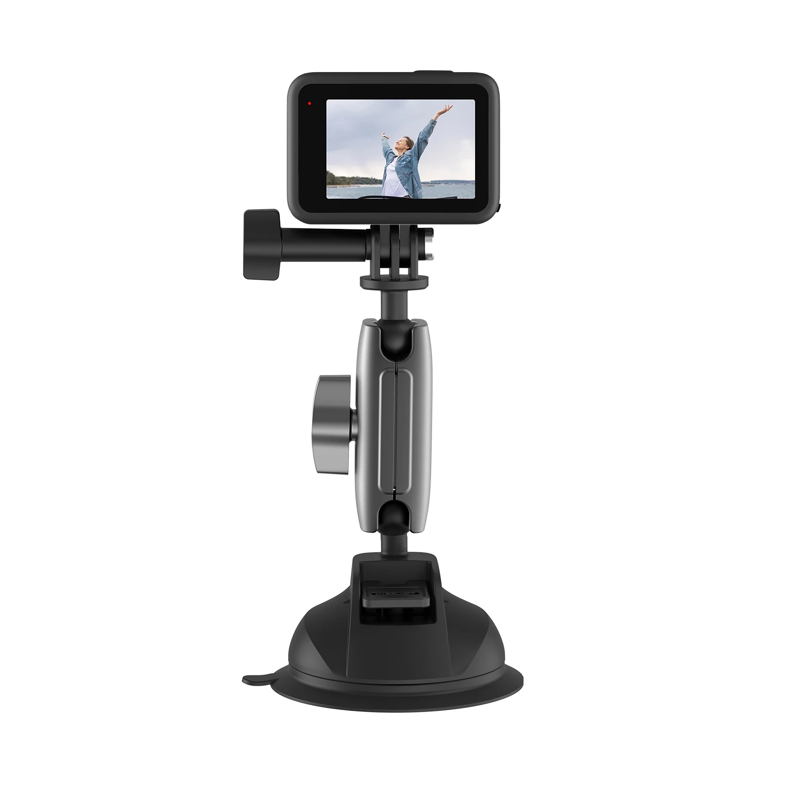 Supporto Per Telefono Per Auto Ventosa 360 Adattatore Standard Universale 1/4 Per Telefono Per Videocamera Gopro Insta360 Osmo Action Sjcam
