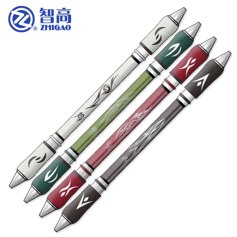 ZHIGAO Вращающаяся ручка, высокое качество, вращающаяся игровая ручка для детей, подарочные принадлежности, красивая шариковая ручка, игрушки, синие чернила, канцелярские принадлежности