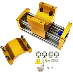 Module coulissant de l'axe Z CNC, Table de glissement de vis, Guide de Rail linéaire, pour routeur CNC 3018 Pro Compatible avec broche 300W/500W 