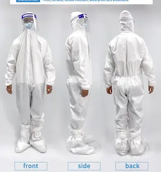 

Good quality Virus protection disposable protective clothing Antibacterial Anti-Viruses Medical Chemical Protective Dust-proof