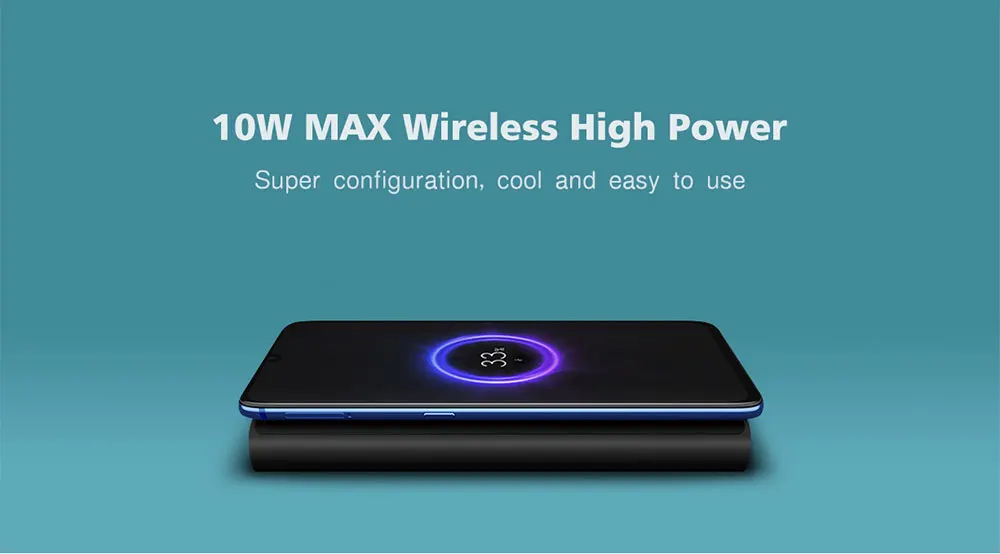 Xiaomi беспроводной внешний аккумулятор 10000 мАч 10 Вт Выход двухсторонняя Быстрая зарядка Молодежная версия Qi беспроводной Быстрый зарядный внешний аккумулятор