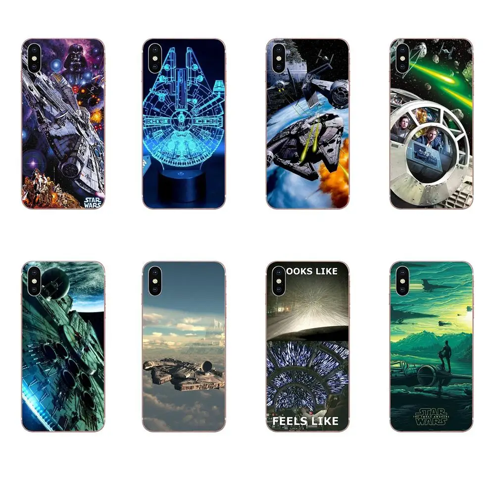 Millenium Falcon Star Wars For LG G2 G3 G4 G5 G6 G7 K4 K7 K8 K10 K12 K40 Mini Plus Stylus ThinQ 2016 2017 2018 Soft Phone Skin | Мобильные