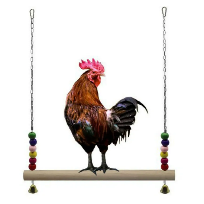

2 шт попугай игрушка животное курица игрушка качели цветные бусы Подвеска цепь Качели Попугай большой качели лестница для птиц