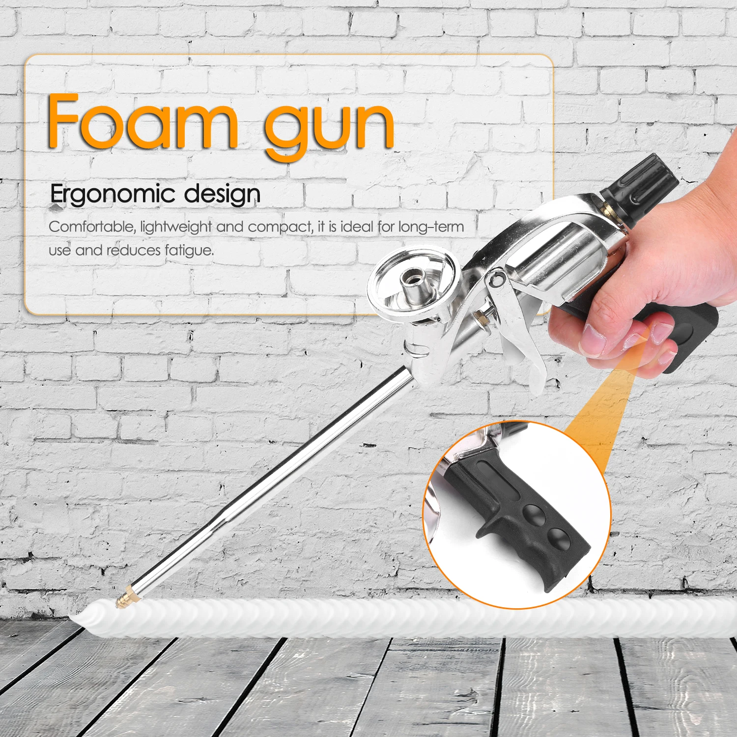 Обновленный пенный пистолет сверхмощный пистолет-распылитель для глубокой очистки от пыли GunPU изоляционный аппликатор инструмент
