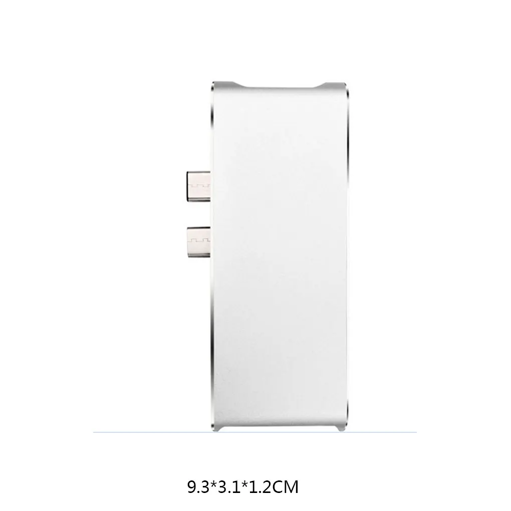 Двойной адаптер type-c для HD USB3.0 SD TF кардридер из алюминиевого сплава USB-C переходник