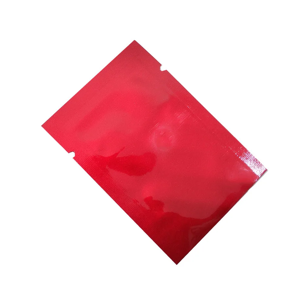 500Pcs/lot Red Open Top Pure Aluminum Foil Snack Packaging Bag Mylar Heat Sealable Vacuum Nuts Candy Storage Pouches Retail Pack 500Pcs/lot Red Open Top Pure Aluminum Foil Snack Packaging Bag Mylar Heat Sealable Vacuum Nuts Candy Storage Pouches Retail Pack