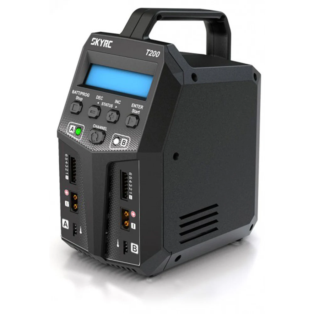 Высокое качество SKYRC T200 2X100 Вт 12A AC/DC двойной аккумулятор баланс зарядное устройство для 1-6S Lipo/LiHV/LiFe/LiIon батареи запасные части