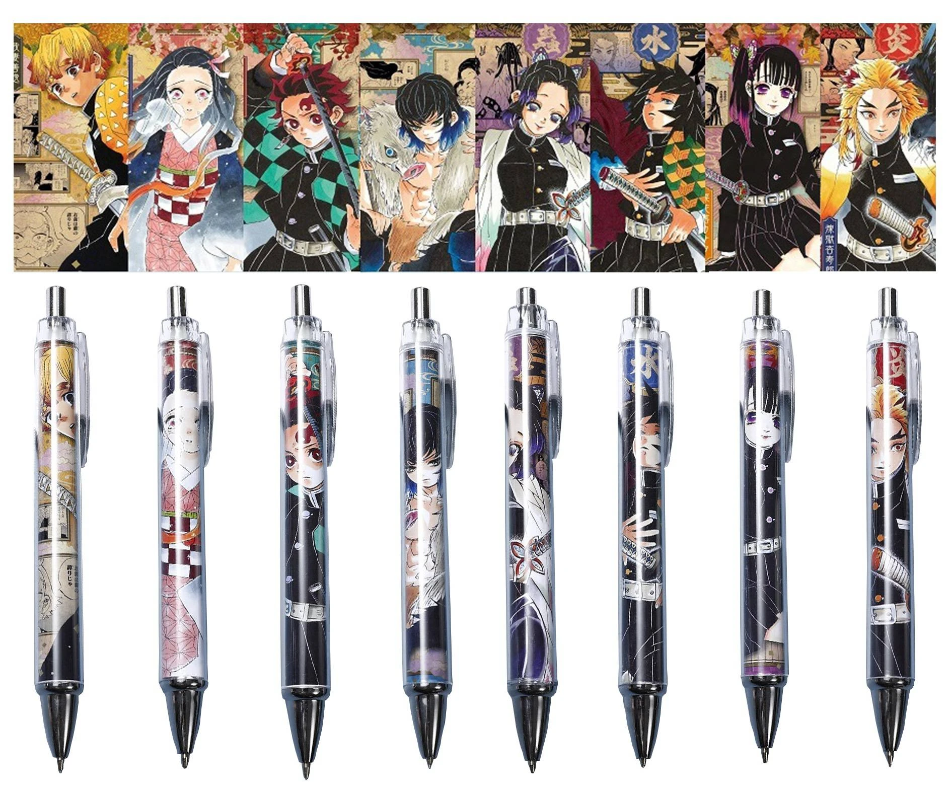 Posesión Dislocación Muelle del puente Anime Demon Slayer, Kimetsu No Yaiba, Kamado, Tanjirou, Nezuko, lápiz  mecánico de hélice, bolígrafo automático, papelería, regalo|Lápices  mecánicos| - AliExpress
